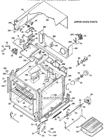 02 - Upper Oven Parts parts for Ge Oven JKP39GXK1 / from AppliancePartsPros.com