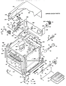 02 - Upper Oven Parts parts for Ge Oven JKP39GXK2 / from AppliancePartsPros.com