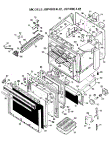 02 - Section2 parts for Ge Range JSP48GXJ2 / from AppliancePartsPros.com