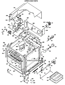 02 - Upper Oven Parts parts for Ge Oven JKP40GXK3 / from AppliancePartsPros.com