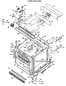 03 - Lower Oven Parts parts for Ge Oven JKP40GXK3 / from AppliancePartsPros.com