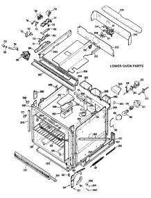03 - Lower Oven Parts parts for Ge Oven JKP46GXK3 / from AppliancePartsPros.com