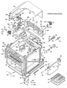 02 - Upper Oven Parts parts for Ge Oven JKP46GXK4 / from AppliancePartsPros.com