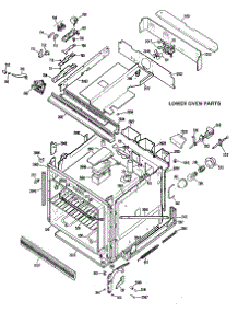 03 - Lower Oven Parts parts for Ge Oven JKP46GXK4 / from AppliancePartsPros.com
