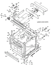03 - Lower Oven Parts parts for Ge Oven JKP47GXK1 / from AppliancePartsPros.com