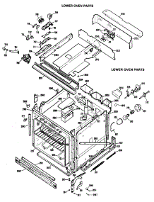 03 - Lower Oven Parts parts for Ge Oven JKP47GXK3 / from AppliancePartsPros.com