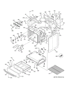 03 - Body Parts parts for Ge Range PB750DN1WW / from AppliancePartsPros.com