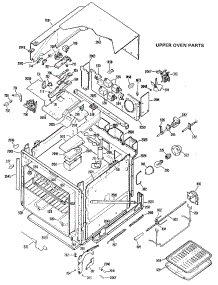 02 - Upper Oven Parts parts for Ge Oven JKP48GXK2 / from AppliancePartsPros.com