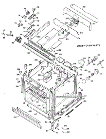 03 - Lower Oven Parts parts for Ge Oven JKP48GXK2 / from AppliancePartsPros.com
