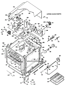 02 - Upper Oven Parts parts for Ge Oven JKP48GXK3 / from AppliancePartsPros.com