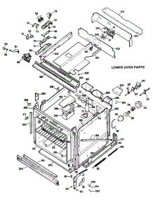 03 - Lower Oven Parts parts for Ge Oven JKP48GXK3 / from AppliancePartsPros.com