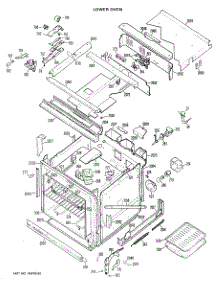 03 - Lower Oven parts for Ge Oven JKP60GX02 / from AppliancePartsPros.com