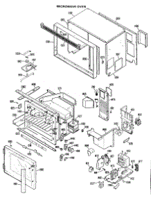 02 - Microwave Oven parts for Ge Oven JKP61GXJ2 / from AppliancePartsPros.com