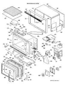 02 - Microwave Oven parts for Ge Oven JKP62GXK1 / from AppliancePartsPros.com