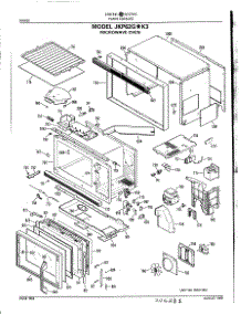 02 - Microwave Oven parts for Ge Oven JKP62GXK3 / from AppliancePartsPros.com