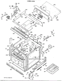 03 - Lower Oven parts for Ge Oven JKP66GX01 / from AppliancePartsPros.com