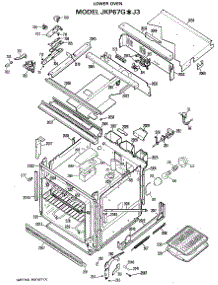 03 - Lower Oven parts for Ge Oven JKP67GXJ3 / from AppliancePartsPros.com