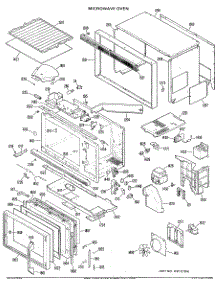 02 - Microwave Oven parts for Ge Oven JKP68GXK1 / from AppliancePartsPros.com