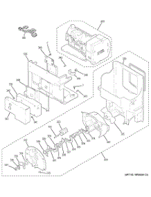 05 - Ice Maker & Dispenser parts for Ge Refrigerator PFCS1RKZH SS / from AppliancePartsPros.com
