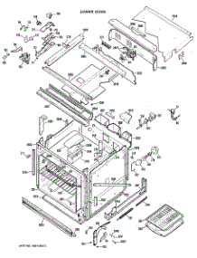 03 - Lower Oven parts for Ge Oven JKP68GXK2 / from AppliancePartsPros.com