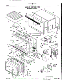 02 - Microwave Oven parts for Ge Oven JKP68GXK3 / from AppliancePartsPros.com