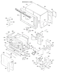 02 - Microwave Oven parts for Ge Oven JKP76GX01 / from AppliancePartsPros.com