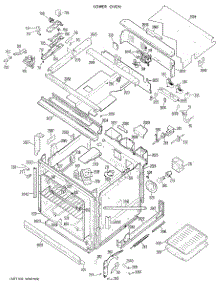 03 - Lower Oven parts for Ge Oven JKP76GX01 / from AppliancePartsPros.com