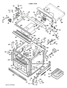 03 - Lower Oven parts for Ge Oven JKP77GXJ2 / from AppliancePartsPros.com