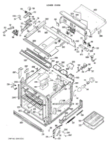 03 - Lower Oven parts for Ge Oven JKP77GXJ3 / from AppliancePartsPros.com