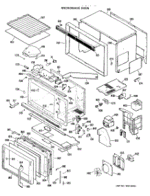 02 - Microwave Oven parts for Ge Oven JKP78GXK2 / from AppliancePartsPros.com