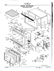 02 - Microwave Oven parts for Ge Oven JKP78GXK3 / from AppliancePartsPros.com