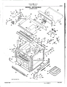 03 - Lower Oven parts for Ge Oven JKP78GXK3 / from AppliancePartsPros.com