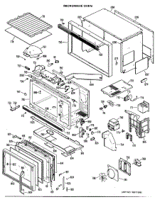 02 - Microwave Oven parts for Ge Oven JKP78GXK4 / from AppliancePartsPros.com