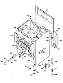 02 - Section2 parts for Ge Range JBC16GXR1 / from AppliancePartsPros.com