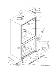 07 - Case Parts parts for Ge Refrigerator PGCS1NFZH SS / from AppliancePartsPros.com