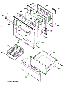 03 - Section3 parts for Ge Range JBC16GXR2 / from AppliancePartsPros.com