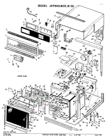 02 - Section2 parts for Ge Oven JKP80GX05 / from AppliancePartsPros.com