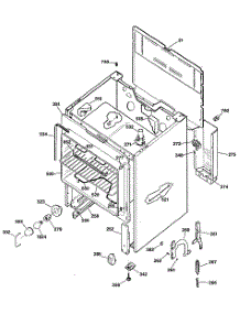 03 - Section3 parts for Ge Range JBC16GXR3 / from AppliancePartsPros.com