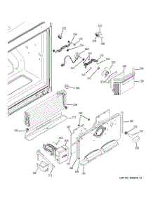 02 - Freezer Section parts for Ge Refrigerator PFQS5PJYASS / from AppliancePartsPros.com