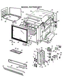 02 - Section2 parts for Ge Range RH758GXD1 / from AppliancePartsPros.com