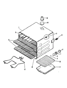03 - Section3 parts for Ge Range RF43XR3 / from AppliancePartsPros.com