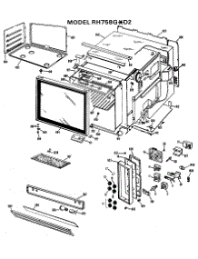 02 - Section2 parts for Ge Range RH758GXD2 / from AppliancePartsPros.com