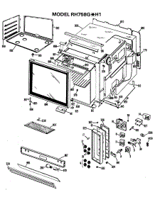 02 - Section2 parts for Ge Range RH758GXH1 / from AppliancePartsPros.com