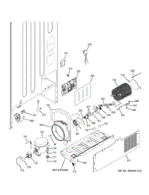 07 - Machine Compartment parts for Ge Refrigerator PFSF0MFZE BB / from AppliancePartsPros.com