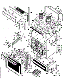 03 - Section3 parts for Ge Range RH961GXH1 / from AppliancePartsPros.com