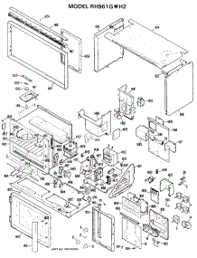 02 - Section2 parts for Ge Range RH961GXH2 / from AppliancePartsPros.com