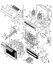 03 - Section3 parts for Ge Range RH961GXJ1 / from AppliancePartsPros.com