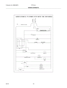 10 - Wiring Schematic parts for Frigidaire Refrigerator FRT18L4JWJ / from AppliancePartsPros.com