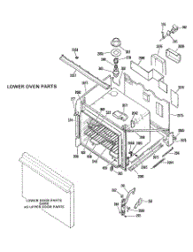 02 - Lower Oven Parts parts for Ge Oven JKS26GXJ3 / from AppliancePartsPros.com