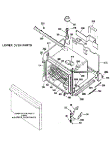 02 - Lower Oven Parts parts for Ge Oven JKS26GXJ4 / from AppliancePartsPros.com